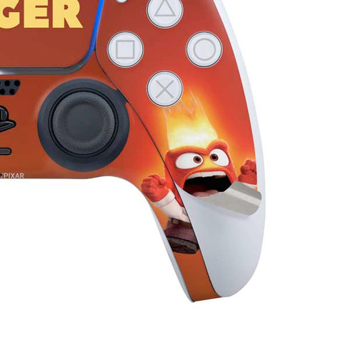 Disney Inside Out Anger Portrait PS5 Controller Skin